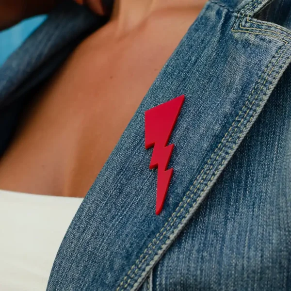 Broche éclair du tote bag 