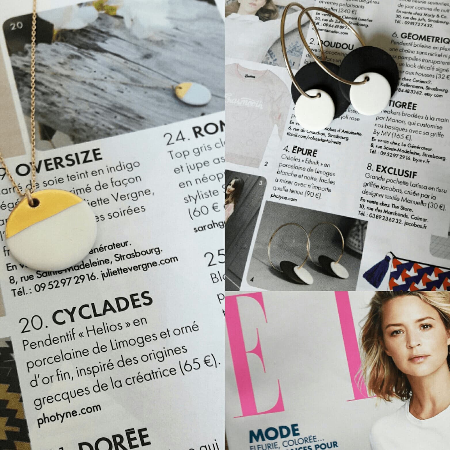 Articles de Presse parlant de nos Bijoux. - Photyne