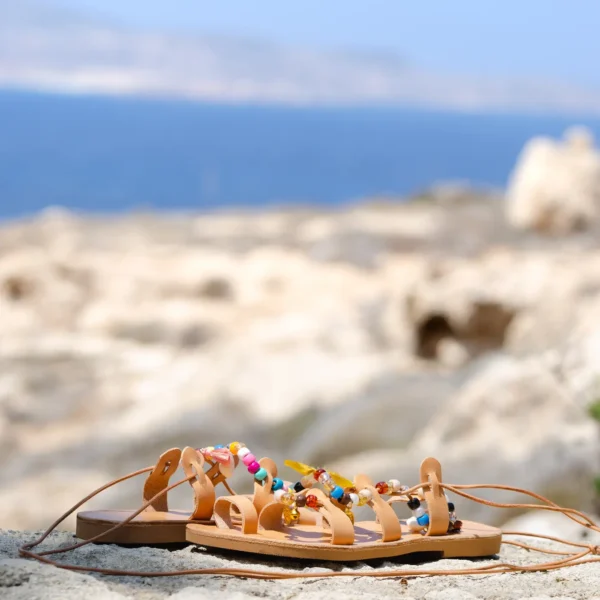 Sandales Margarita - ciel et mer de Grèce - Photyne