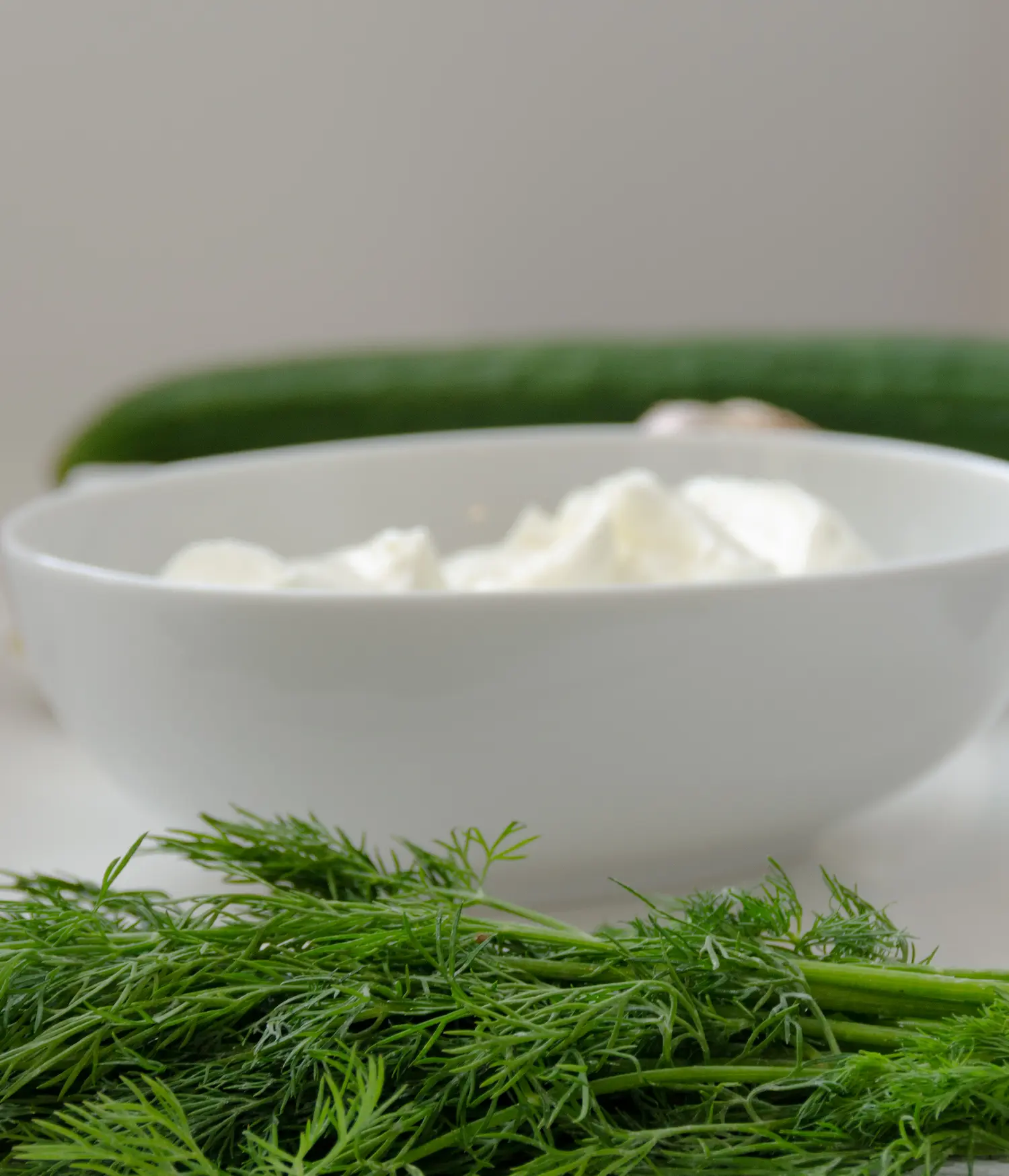 Recette de Tzatiki facile : aneth, yoghourt grec et concombre- photyne