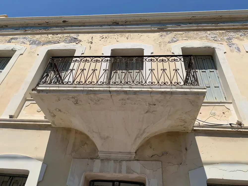Tannerie crètoise - détail de facade - la Canée - Photyne