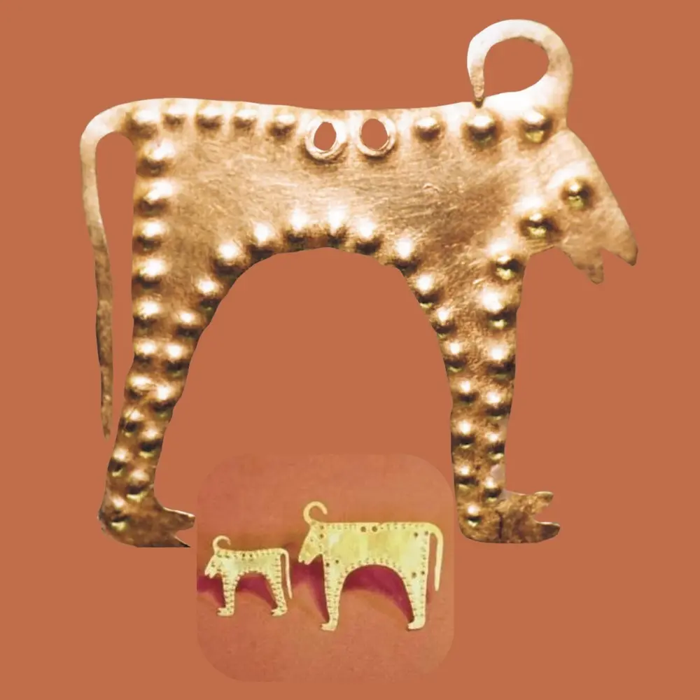 Animaux en Or datant de 4500 ans avant JC- Nécropole de Varna- le plus vieux bijoux du monde - Photyne
