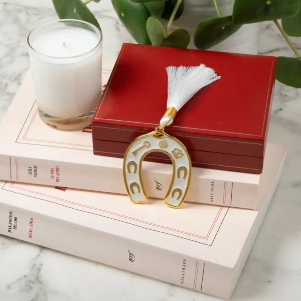 Élégant objet porte bonheur en forme de fer à cheval, le décor idéal pour enchanter votre intérieur - Photyne