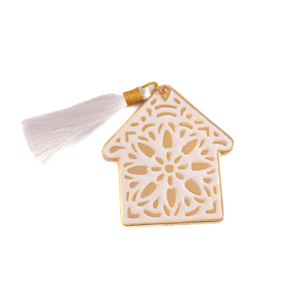 Décoration porte bonheur Estia, en forme de maison, à suspendre ou poser, parfait pour proteger votre foyer - une déco originale Photyne