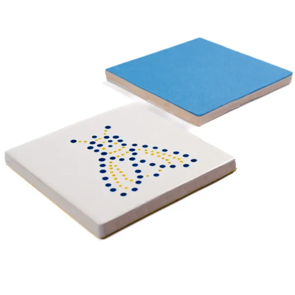 Dessous de verre en faïence Meli, l'idée cadeau utile et originale- une création artisanale Photyne