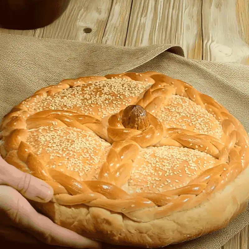 Christopsomo ou pain du Christ - traditions grecques de Noël - Photyne