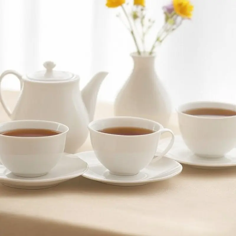 Service porcelaine blanche