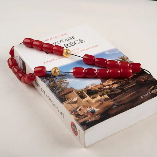 Komboloi grec traditionnel - perles fantaisie de style 