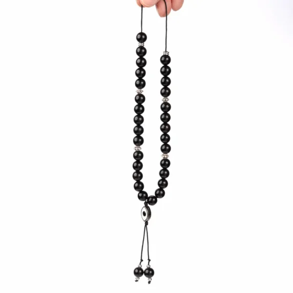 Komboloi grec en véritable bois d’ébène - made in France - une création Photyne