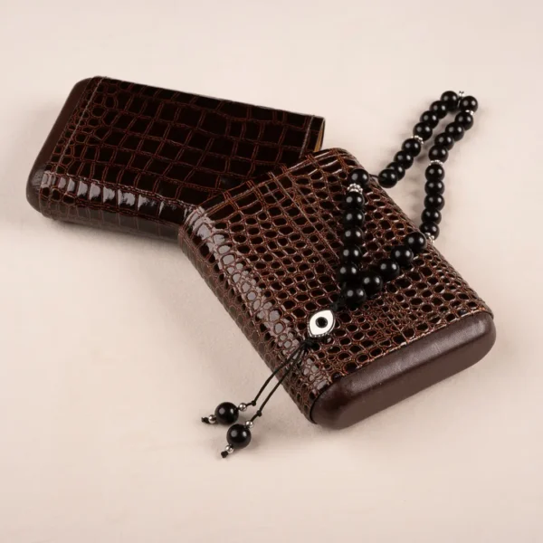 Komboloi en véritable bois d’ébène de Kamagong - tradition grecque et inspiration française - une création Photyne