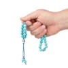 Komboloi grec - chapelet traditionnel turquoise - une création artisanale Photyne