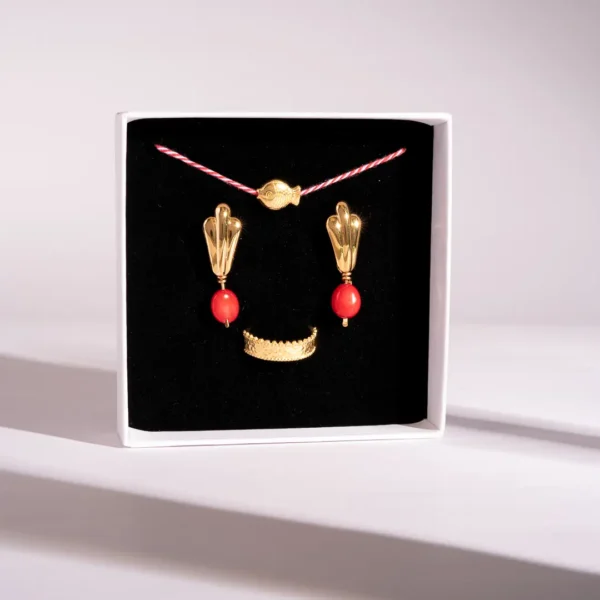 trois bijoux délicats dans un coffret cadeau unique - modèle Eugénie - Photyne