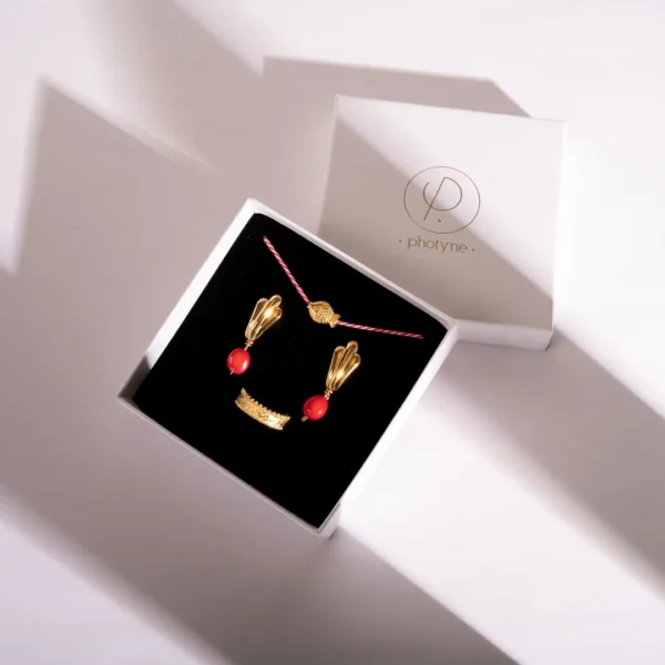 Coffret cadeau trois bijoux Eugénie par Photyne