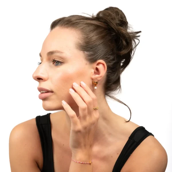 le cadeau parfait ! : coffret Kardia par Photyne : trois bijous dorés en forme de coeur.