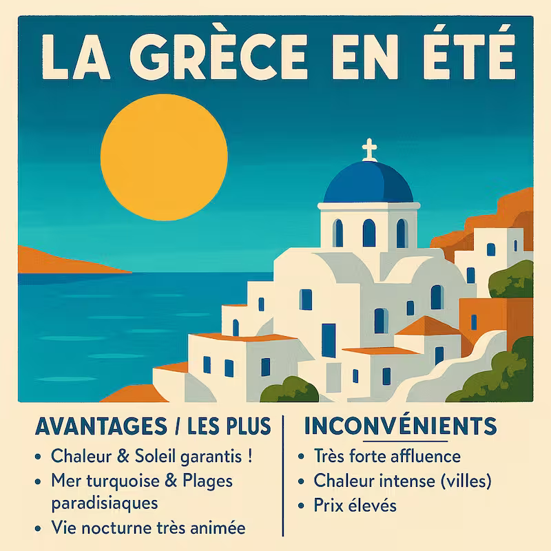 La Grèce en été - une illustration Photyne