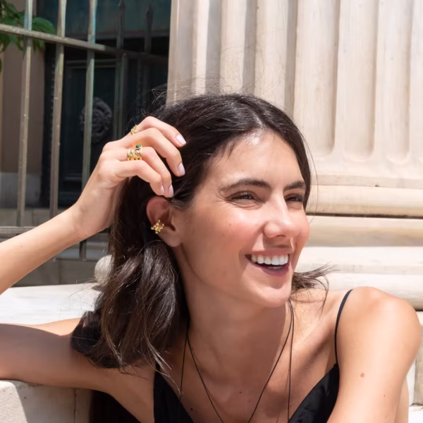 Manchette d'oreille dorée made in France - un bijou unique par Photyne