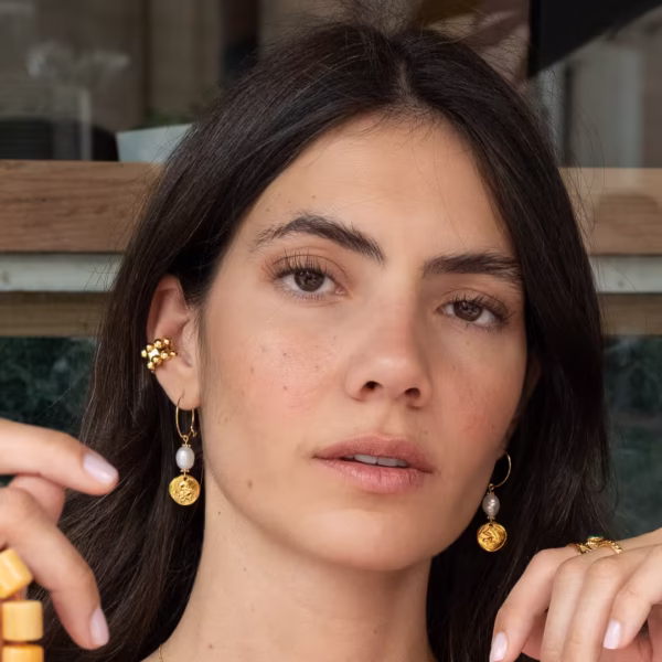 Manchette d'oreille Sfaira - un bijou made in france 100% artisanal - Photyne