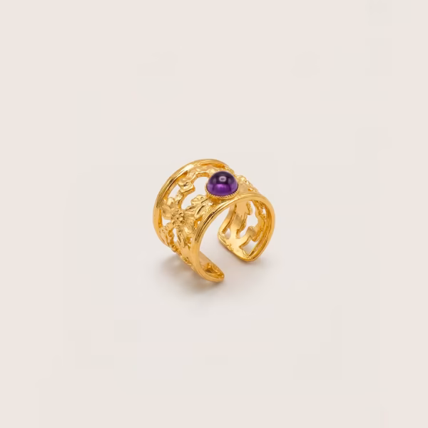 Bague améthyste Uranie – Image 2