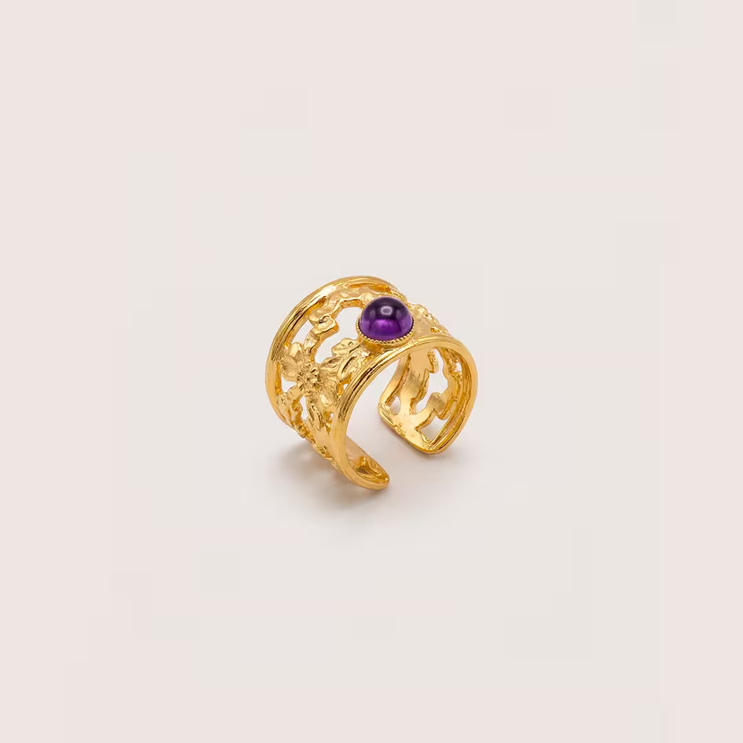 Bague améthyste Uranie – Image 2