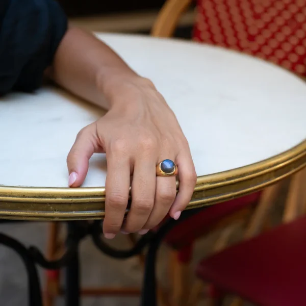 Bague Milos Labradorite bleue – Image 4