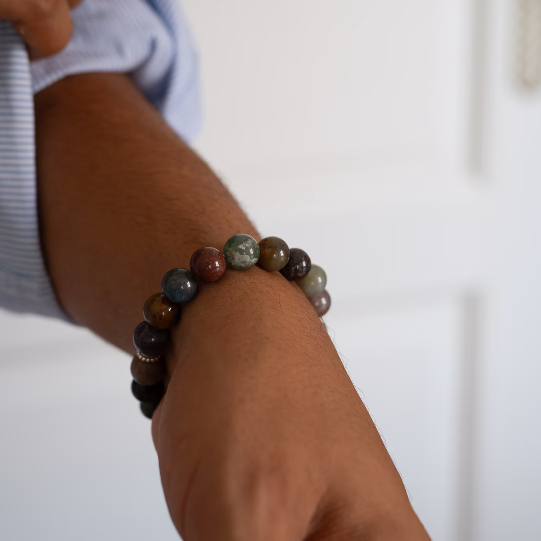 Bracelet pour homme Arès en Agate multicolore – Image 5