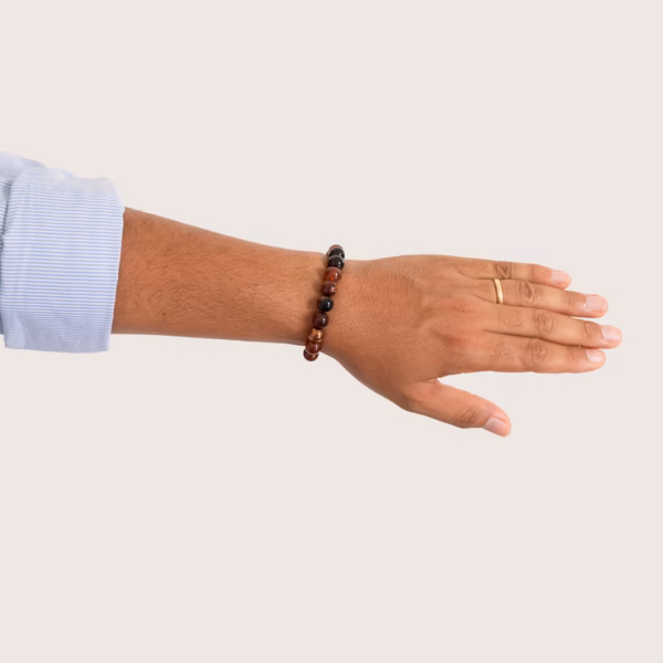 Bracelet pour homme Pavlos en Agate rayée – Image 4