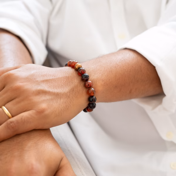Bracelet pour homme Pavlos en Agate rayée – Image 3