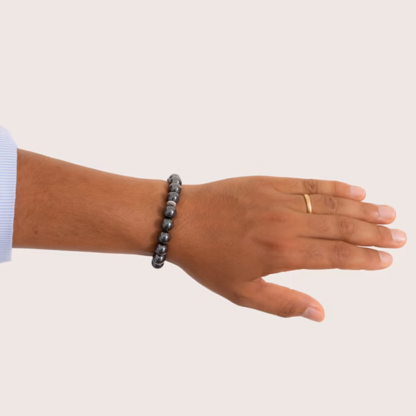 Bracelet pour homme Lysandre en Hématite – Image 4