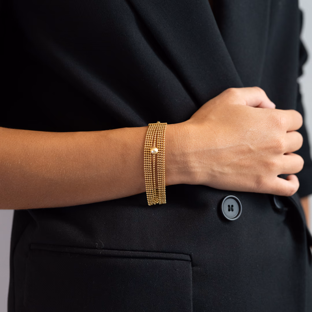 Bracelet maille boule Kythnos – Image 4