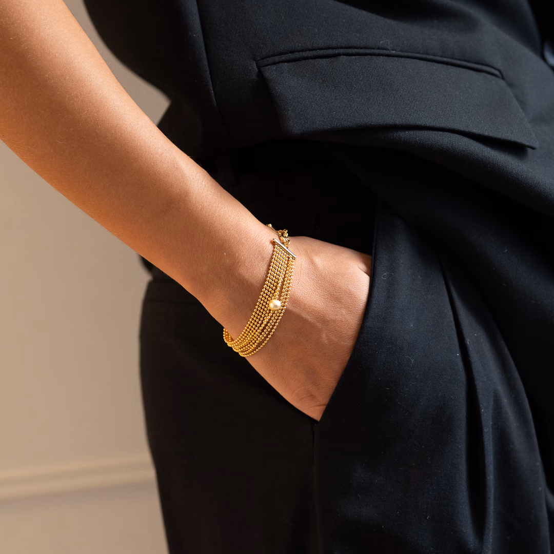 Bracelet maille boule Kythnos