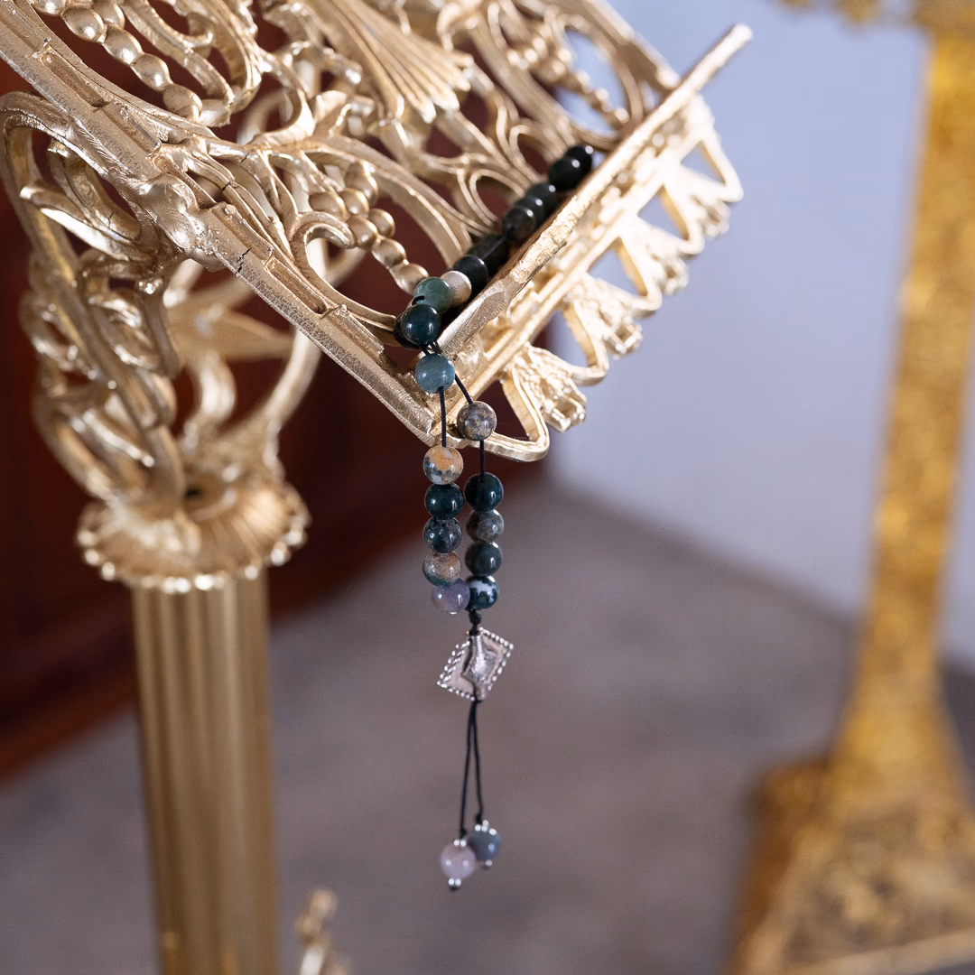 Komboloï de poche Gabriel en Agate multicolore – Image 15