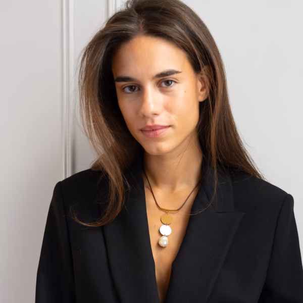 Collier Almi avec perle d’eau douce – Image 3