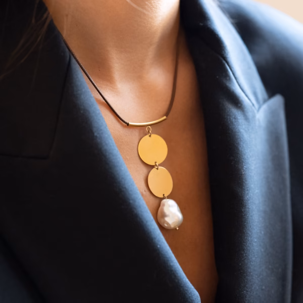 Collier Almi avec perle d’eau douce
